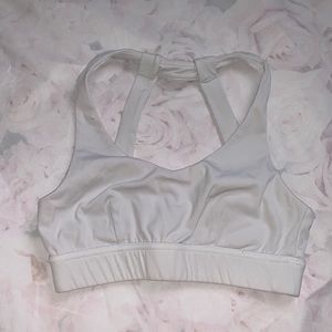 Buff Bunny White Women’s Sports Bra